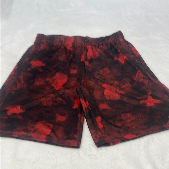 LAYER 8 Red and Black Men's Shorts SIZE L QWICK-DRY - Picture 1 of 8